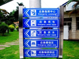 闽侯标识导向系统设计需要掌握的四大元素