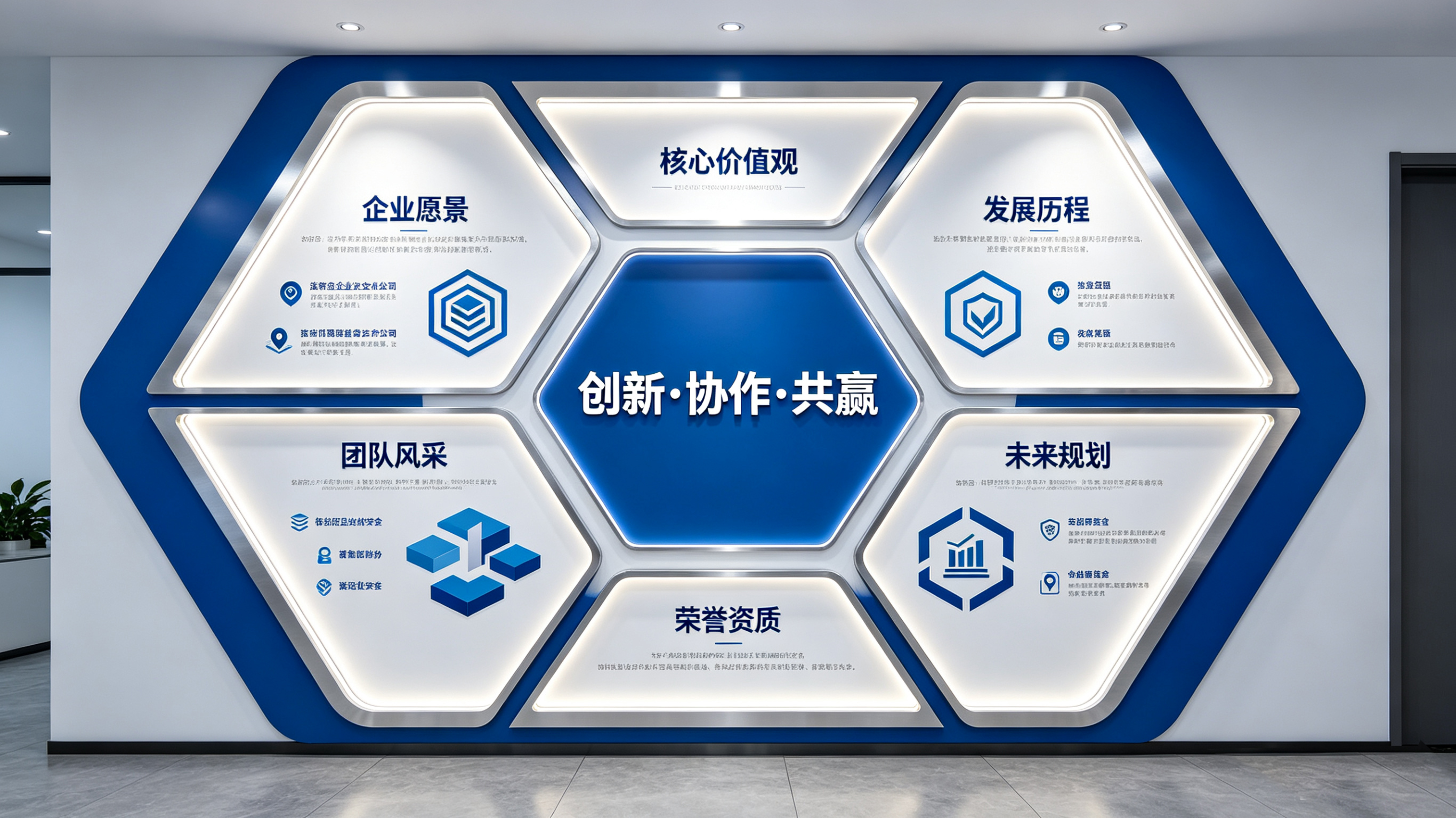 闽侯企业文化墙六边形避坑指南（新手常犯5个错误）